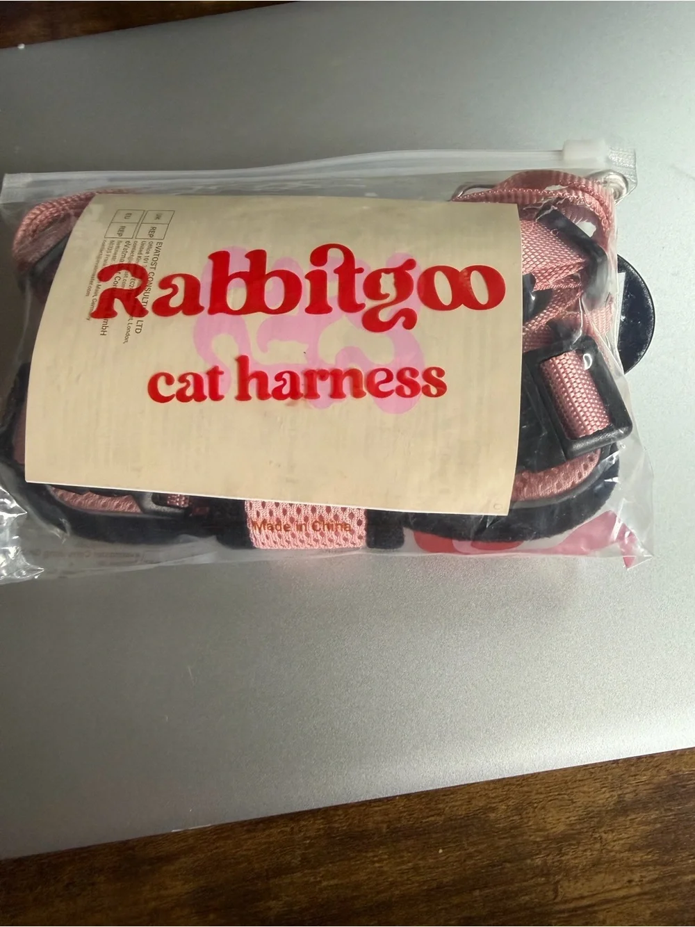 🐱Rabbitgoo Cat Harness & Leash Set- Size S- New in Package